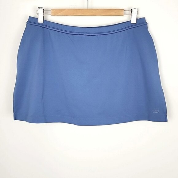 Adidas Clima 365 Women's Skort Skirt Blue Stretch Tennis Running Size Large - Picture 2 of 11